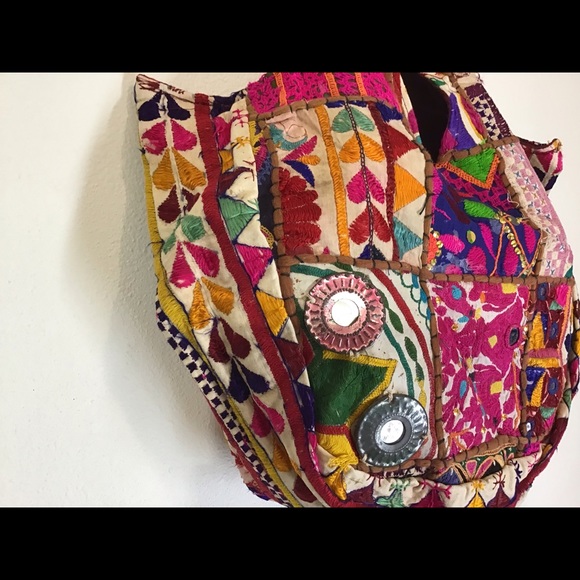 Bohemian handcrafted shoulder bag - Picture 5 of 8